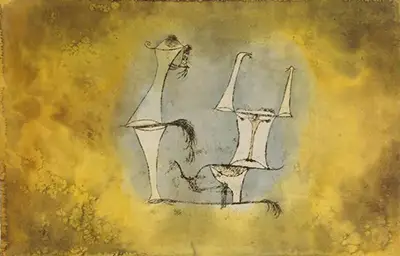 The Primeval Couple Paul Klee